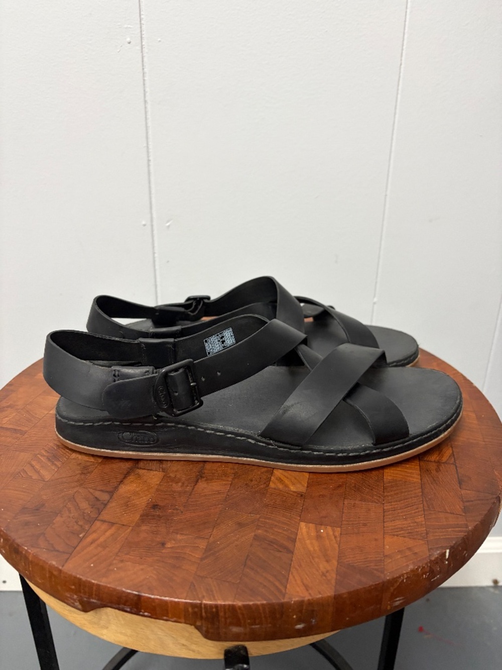 Chaco black Leather Sandals Women's Size 10